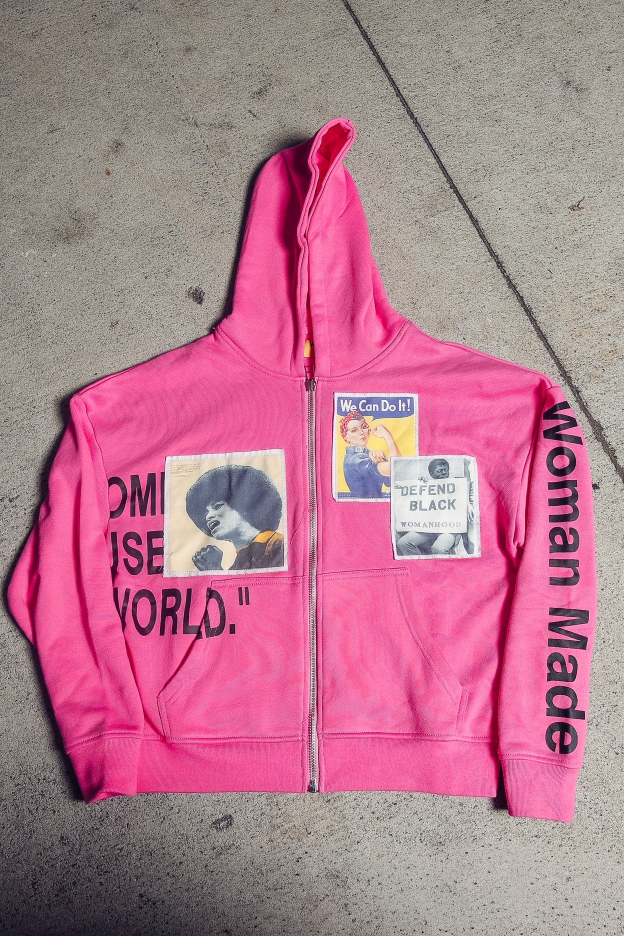 Pink Zip Up Hoodie