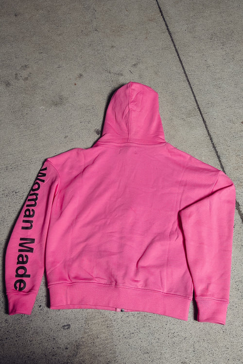 Pink Zip Up Hoodie